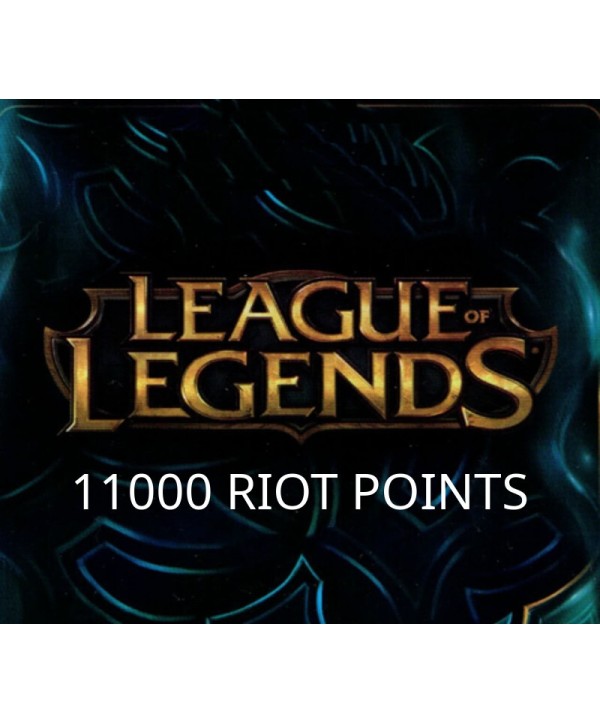 League of Legends 11000 RP Prepaid Card Key EUROPE